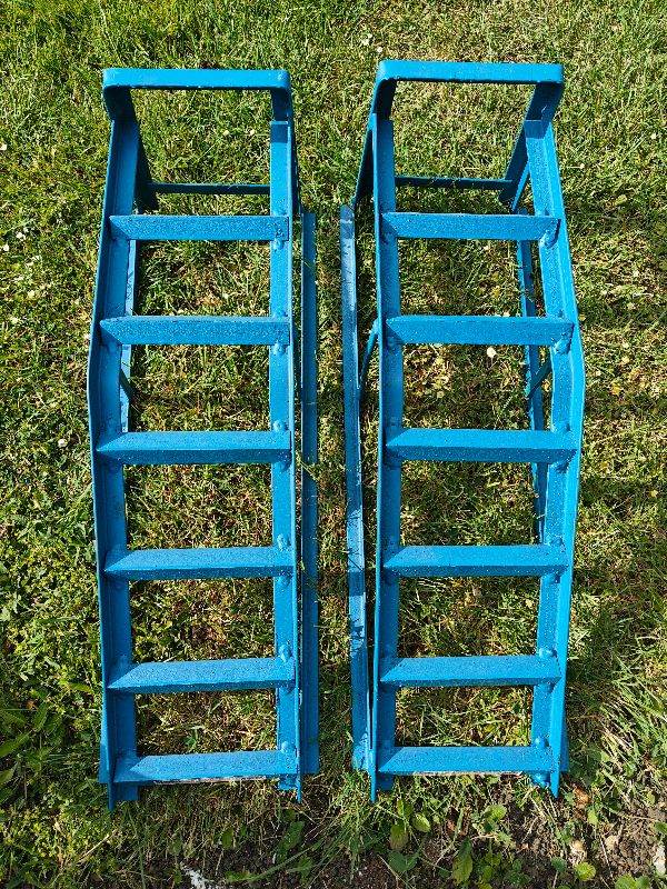 Blue Car Ramps - like new