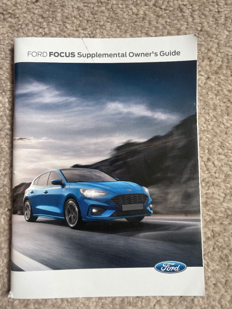 Ford Focus Supplemental Owner's Guide - 2020 Edition