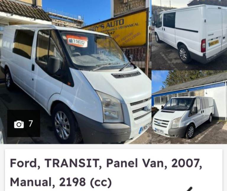 Ford, TRANSIT, Panel Van, 2007, Manual, 2198 (cc)
