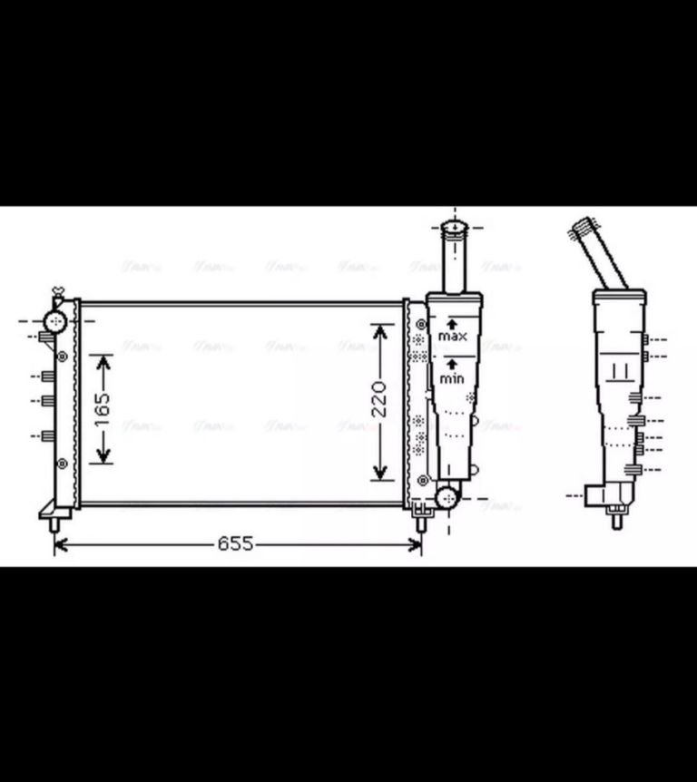 Fiat Punto 1.2 Coolant Radiator