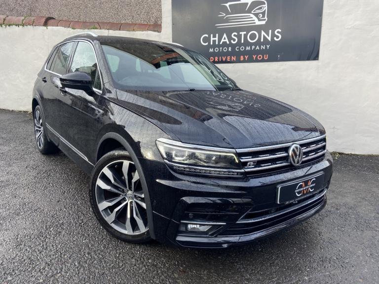 VOLKSWAGEN TIGUAN 2.0 TDI R-Line Tech Black Auto Diesel 2019