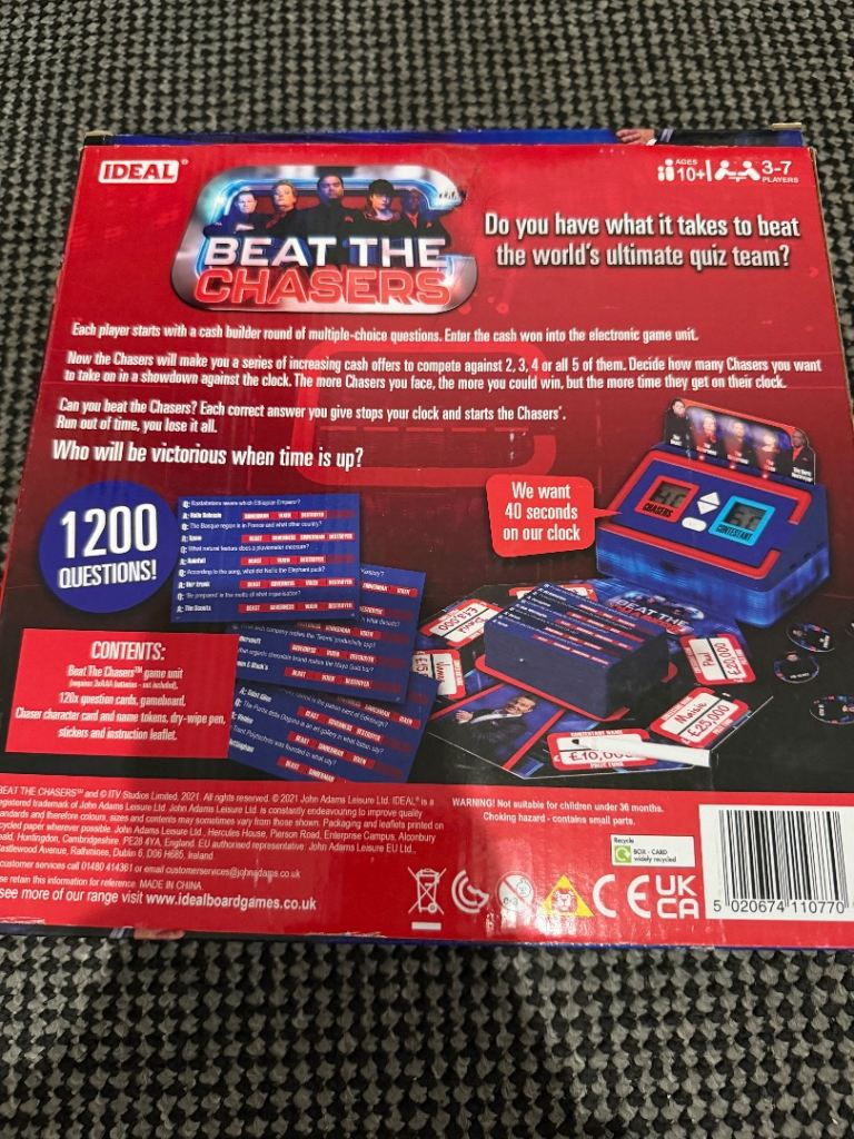 Beat the chaser electronic family game 