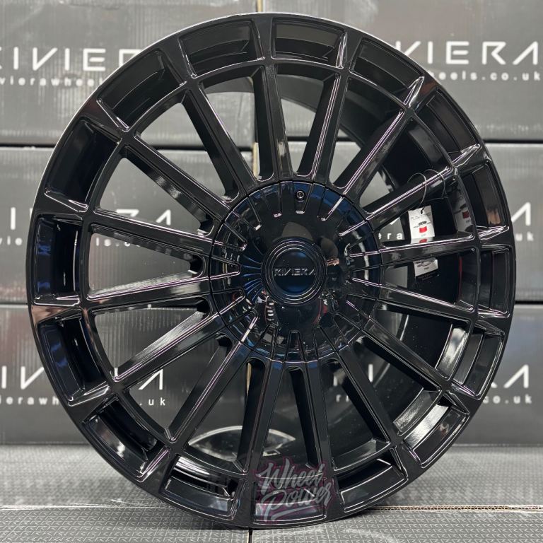20” 6x120 Alloys New Ford Transit VW T7 Wheels Load Rated Black Riviera RF20