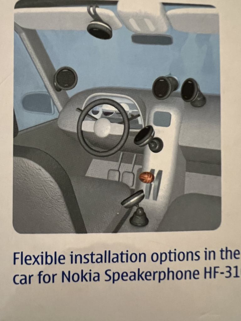 Genuine NOKIA HF-310 Speakerphone Bluetooth Handsfree, NEW