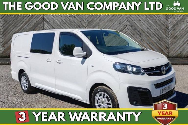 2021 Vauxhall Vivaro Crew Van L2 Turbo D 120 PS Sportive LWB 3100 2.0 LTR Double Cab 6 SEAT FREE ...