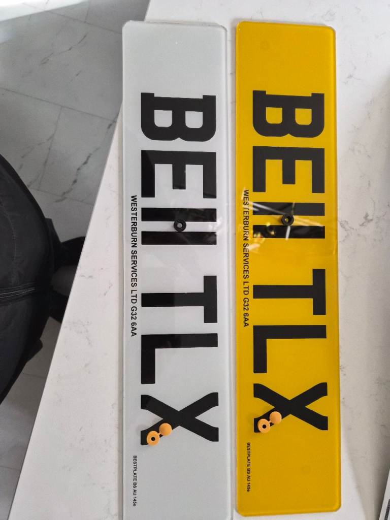 BENTLEY PRIVATE PLATE FOR SALE.