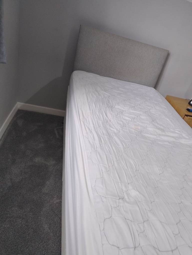 3ft single divan bed with 2 storage drawers and headboard 