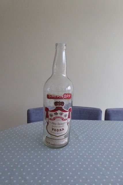 Vintage / Retro 3 Litre Smirnoff Vodka Bottle