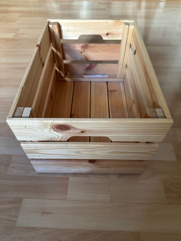 IKEA pine storage box Knagglig