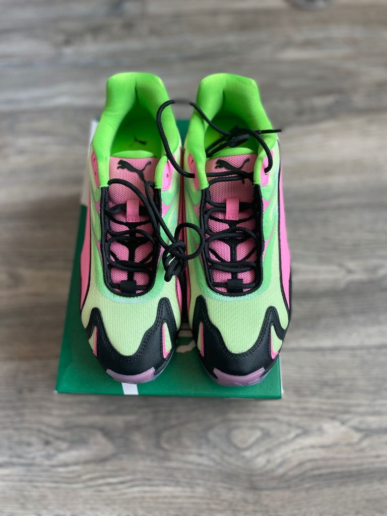 Puma Inhale Speed Style Wns Trainers – Fresh Yellow/Pitch Green, UK 5.5