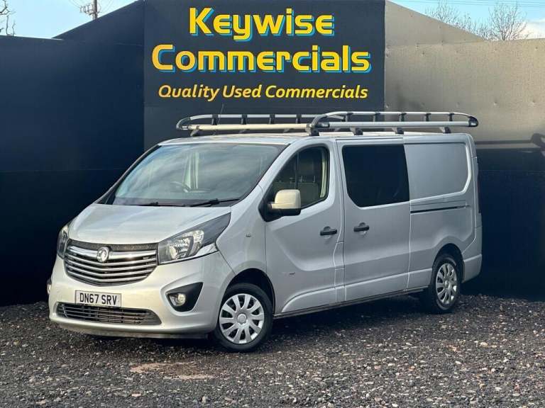 2017 Vauxhall Vivaro 1.6 CDTi 2900 BiTurbo ecoTEC Sportive Crew Van L2 H1 Euro 6 (s/s) 5dr (6 Se ...