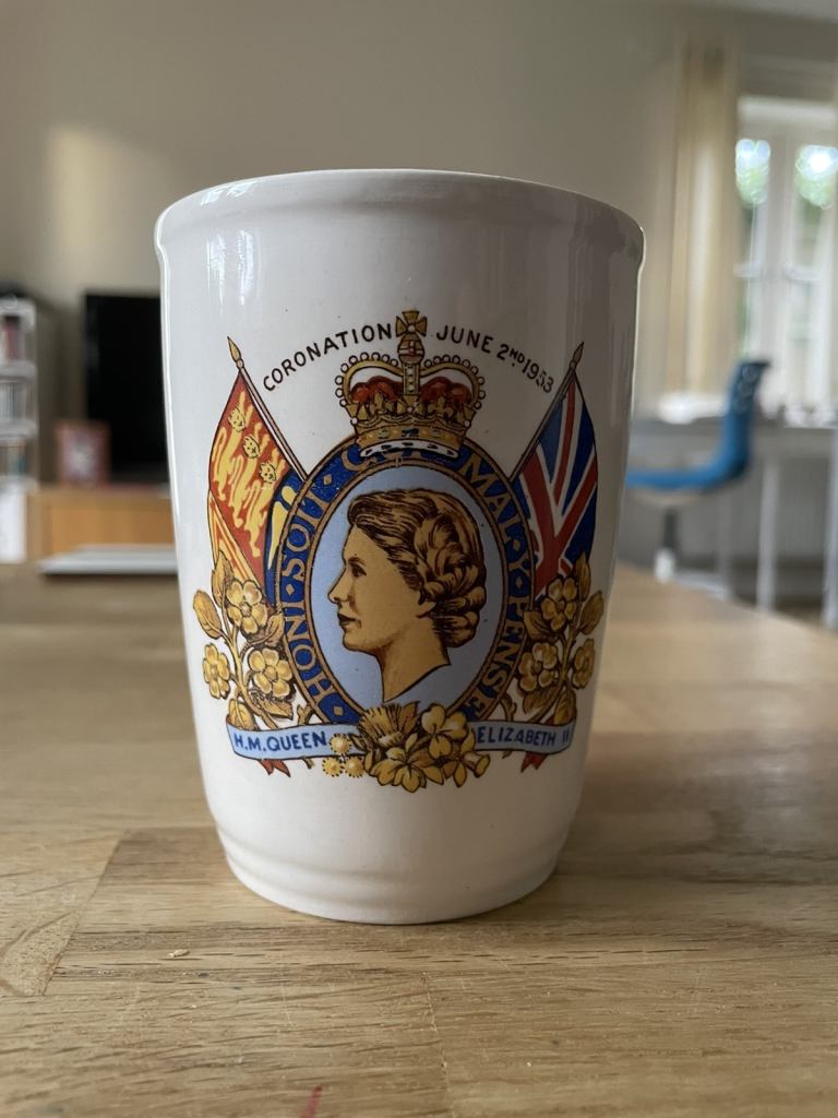 QEII Coronation Commemorative Mug