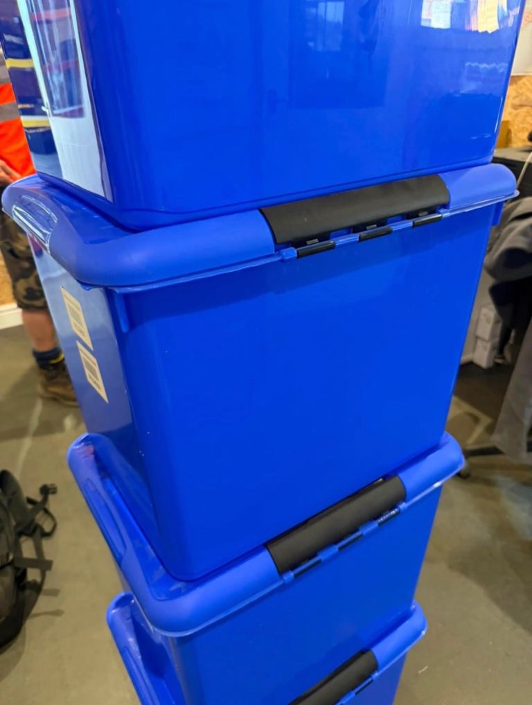 Plastic Boxes - with lids - Stackable | Storage | Racking 