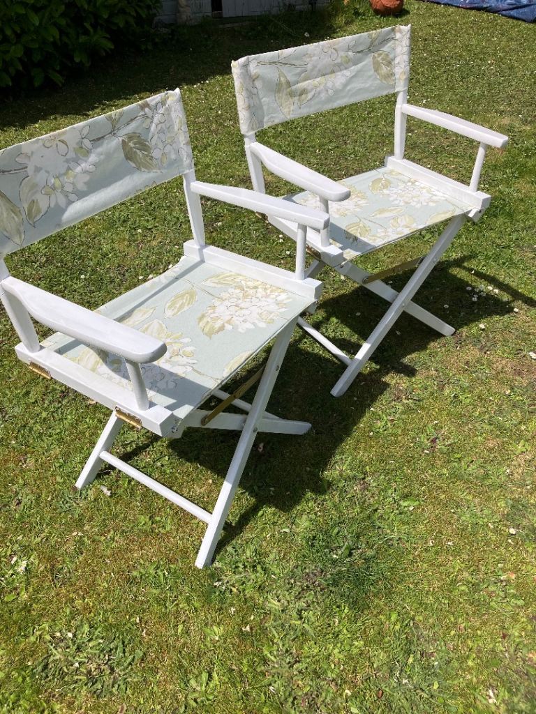 2 directors chairs 