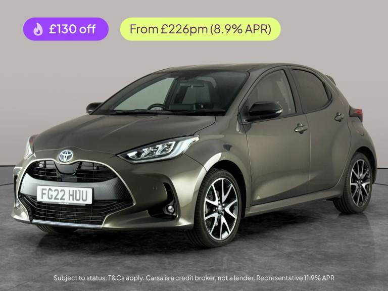 2022 Toyota Yaris 1.5 Hybrid Dynamic 5dr CVT HATCHBACK PETROL/ELECTRIC Automatic