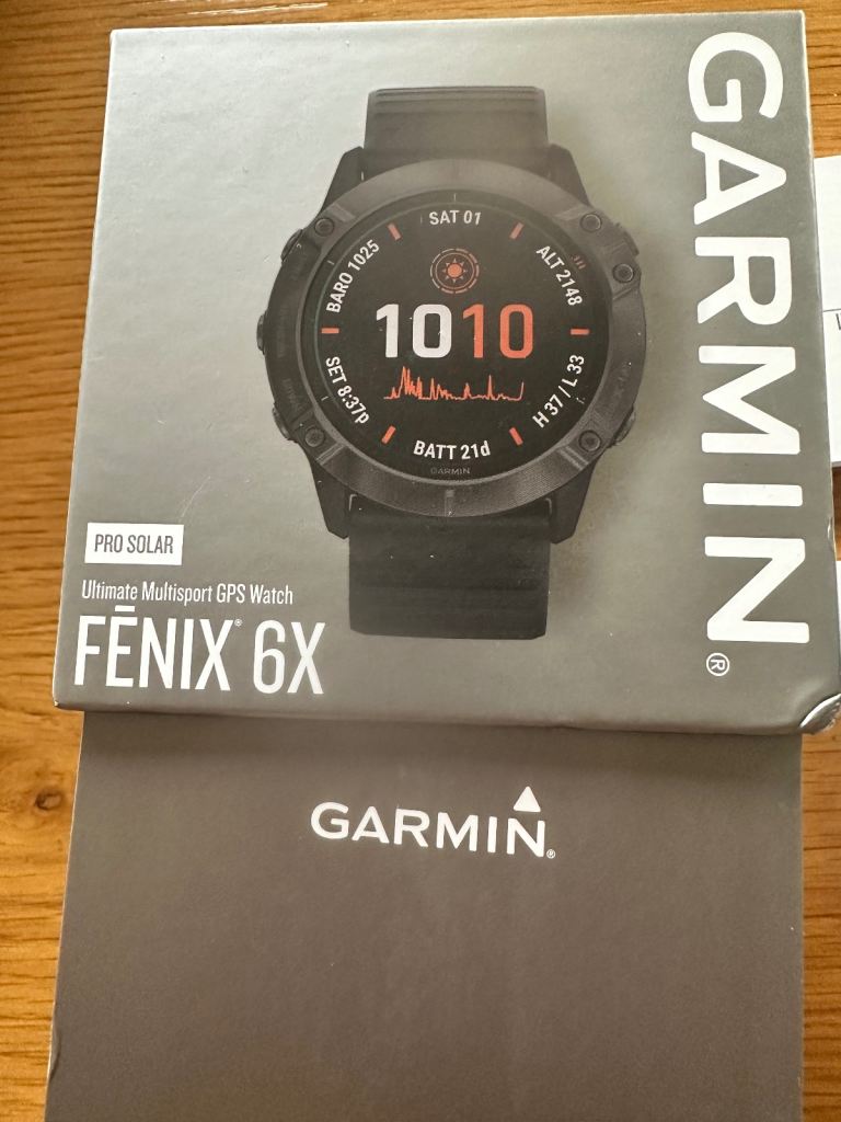 Garmin Fenix 6X Pro Solar GPS Watch – Silver, As New | in Newry, County ...