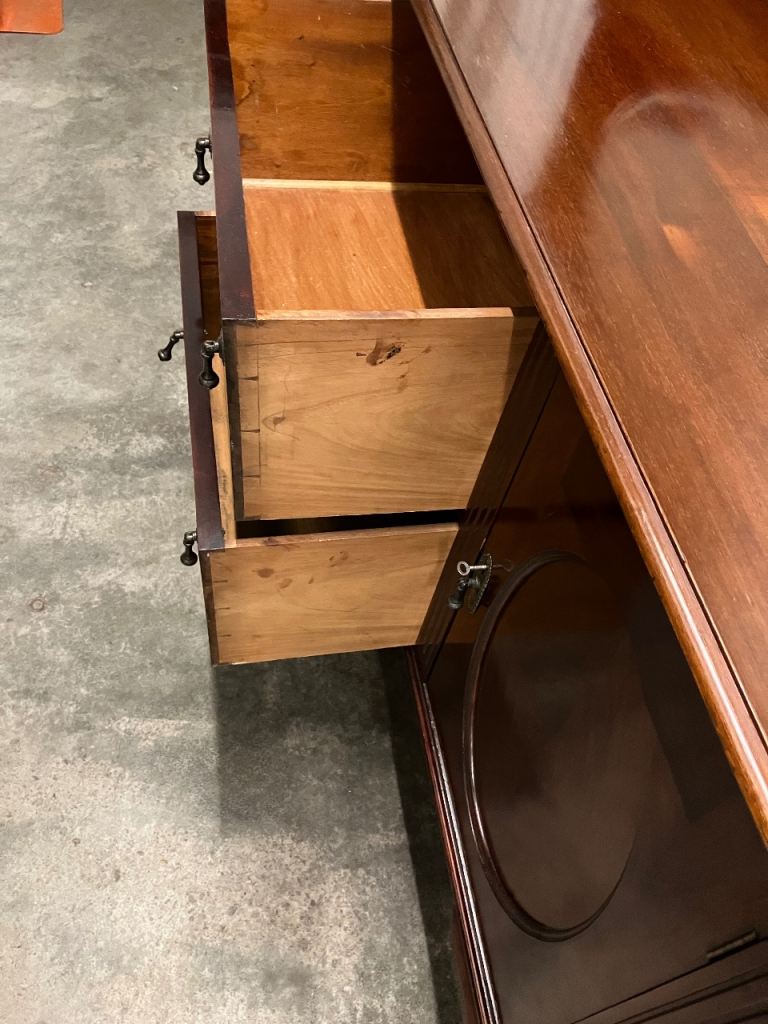 Vintage Mirror Back Sideboard 