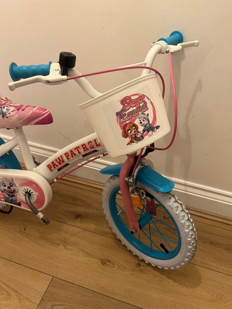 Paw patrol bike girls 14" +3 years 