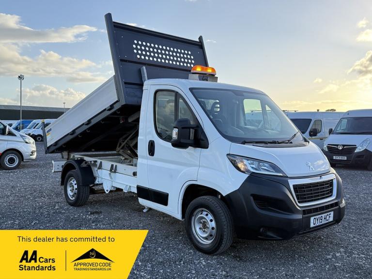 2019 Peugeot Boxer 2.0 BlueHDi Tipper 130ps Plus CHASSIS CAB DIESEL Manual