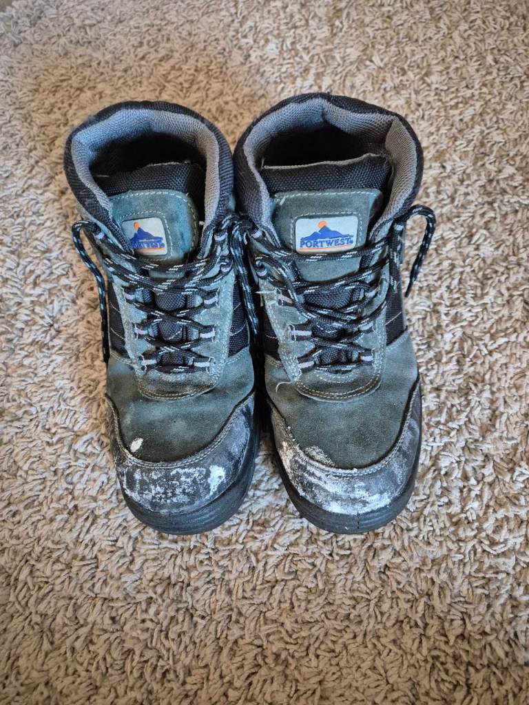 Portwes Size 9 Steel Toe Caps Safety Work Boots 