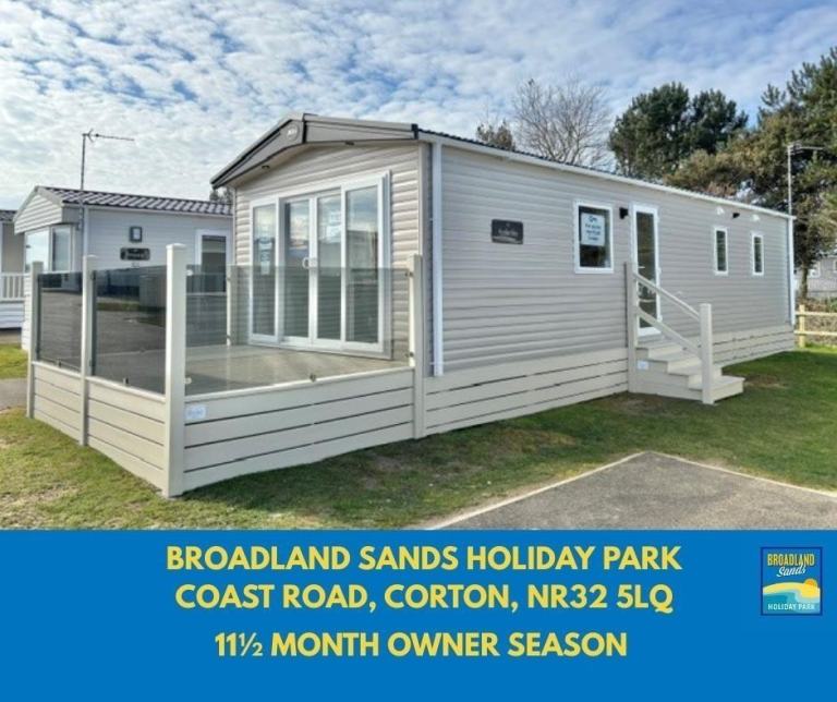 BRAND NEW STATIC CARAVAN FOR SALE ON BROADLAND SANDS HOLIDAY PARK 