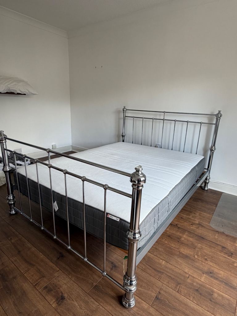 King bed frame and king sized mattress - for collection 