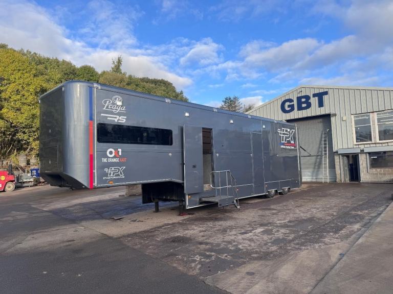 Race Car trailer two car transporter trailer