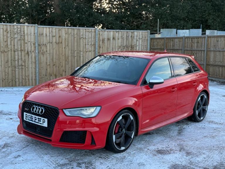 2016 [66] AUDI RS3 2.5 TFSI PETROL S TRONIC QUATTRO 5DR HATCHBACK RED ULEZ 113K