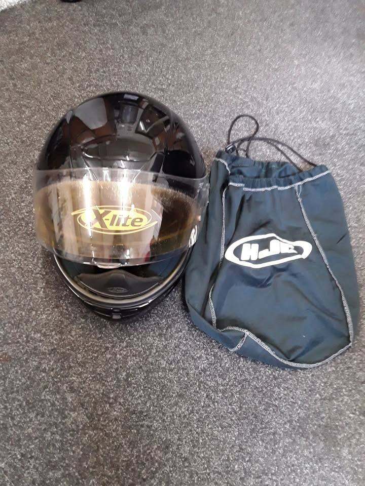 LARGE X-LITE motorbike crash helmet Low Cost Moves 2nd Hand Furniture STALYBRIDGE SK15 3DN