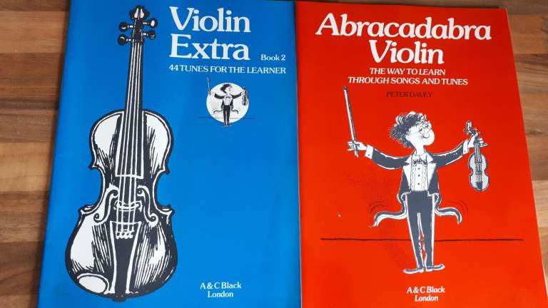 Learning the Violin Books x 2