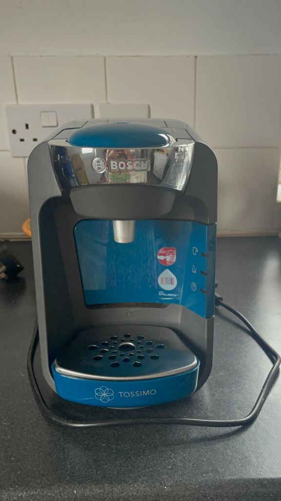 Bosch Tassimo Coffee Machine - Blue, Good Condition