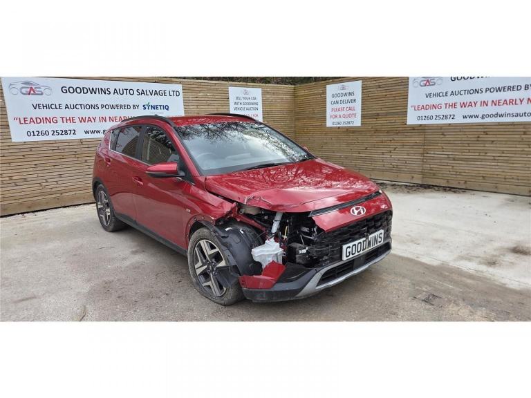 2023 HYUNDAI BAYON T-GDI PREMIUM DCT 1.0 HYBRID AUTO DAMAGED REPAIRABLE SALVAGE