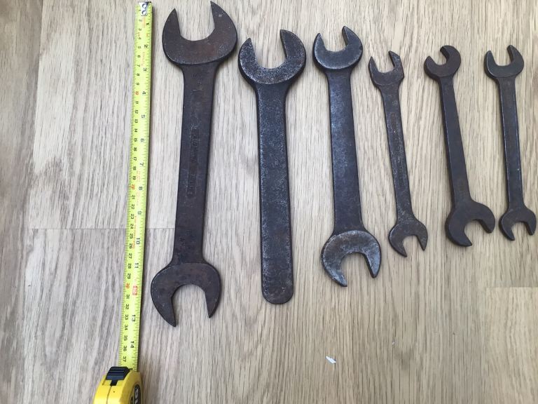 15 Large Whitworth and AF Metric Spanner’s 