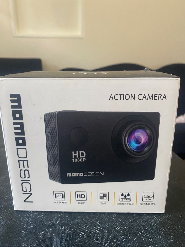 MomoDesign HD 1080P Action Camera - Brand New
