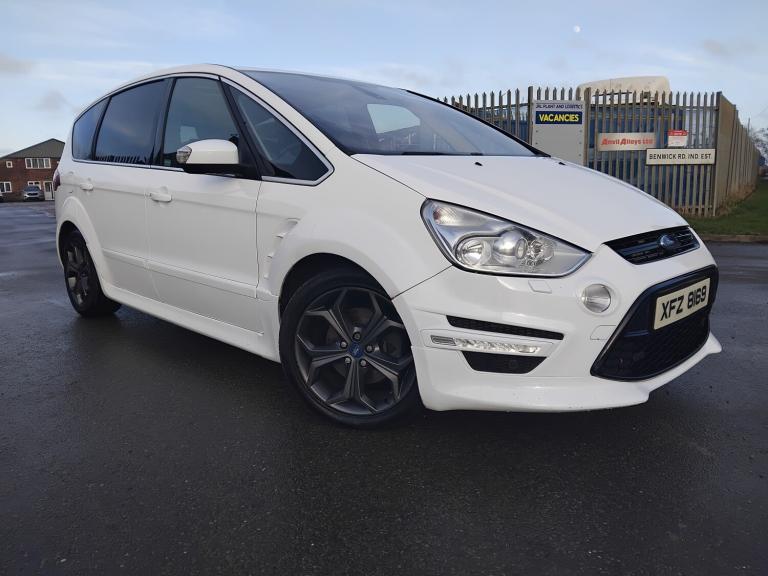 FORD S-MAX 2.0 TDCi Titanium X Sport White Auto Diesel 2012