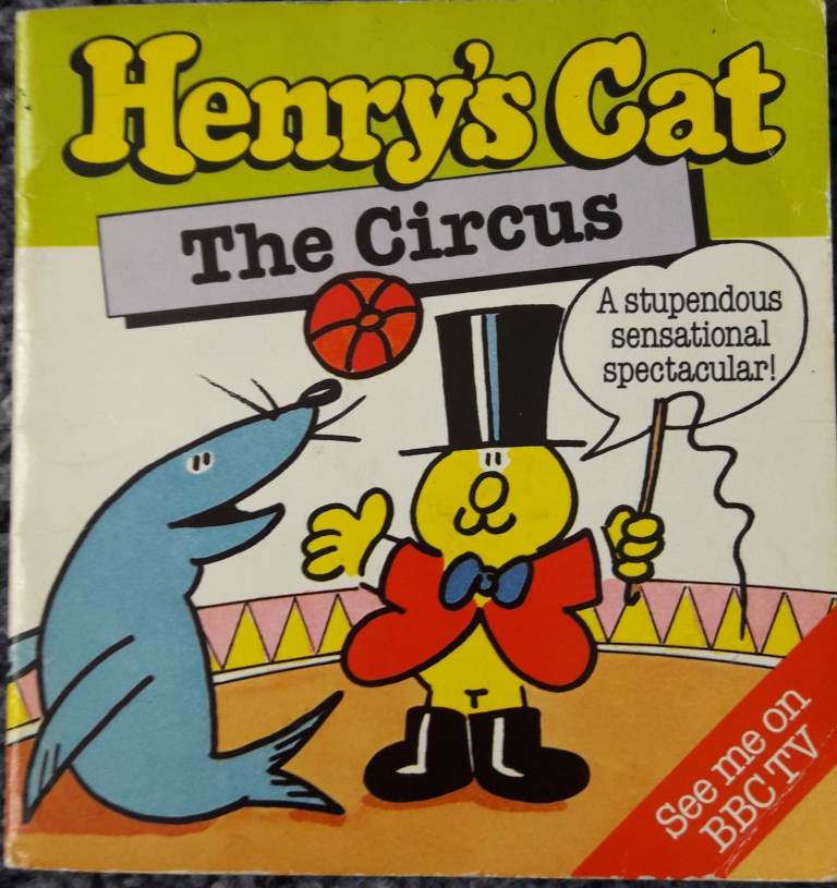 Vintage 1980’s Henry’s Cat The Circus Books/book – post or collect