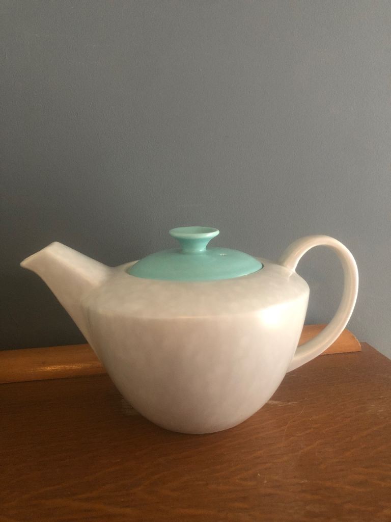 Poole Pottery Twintone Vintage Teapot