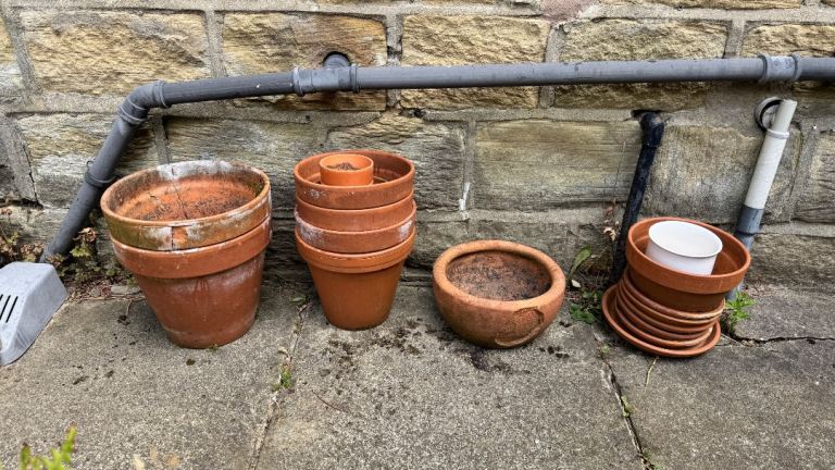 Terracotta Plant Pots and Saucers – Various Sizes