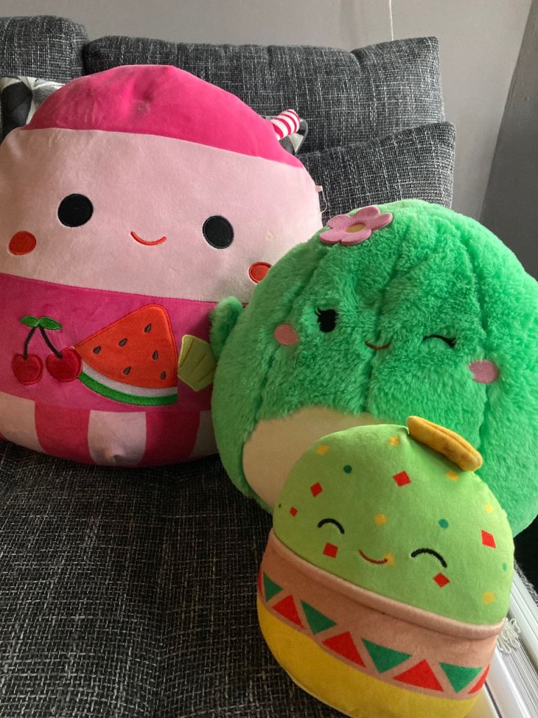 Fun Squishmallows Plush Toys – Good Condition