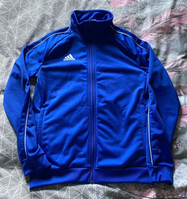 Boys/Youth Adidas blue zip up top age 11-12, BNWOT