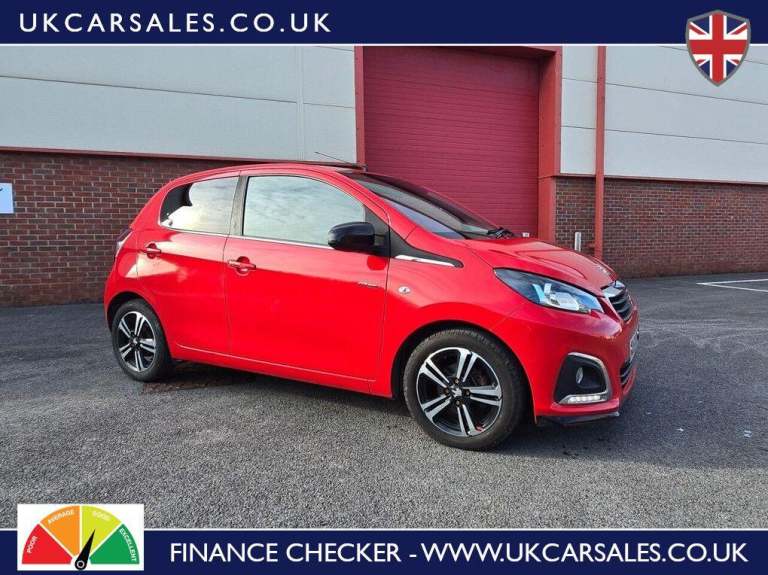 2017 Peugeot 108 1.2 PureTech GT Line Euro 6 5dr HATCHBACK Petrol Manual