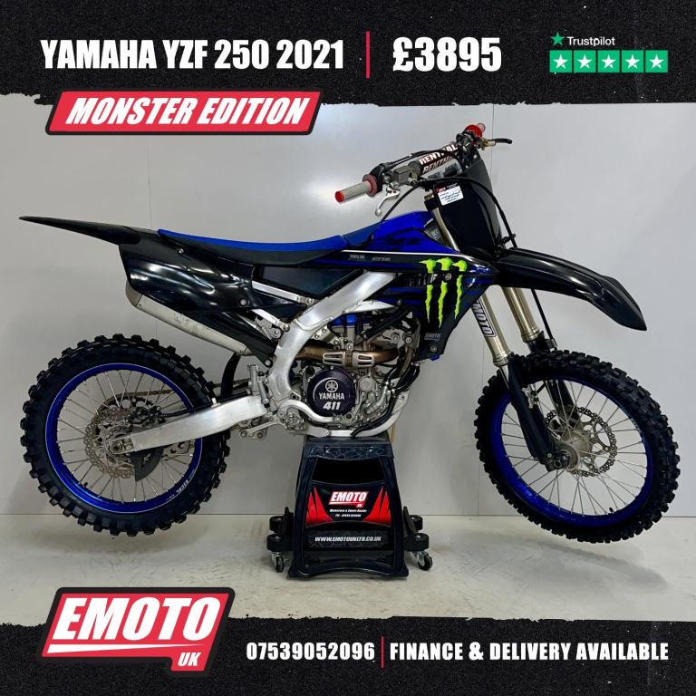 YAMAHA YZF 250 2021 Motocross Bike 250cc 58 Hrs @EmotoUK - Finance Available