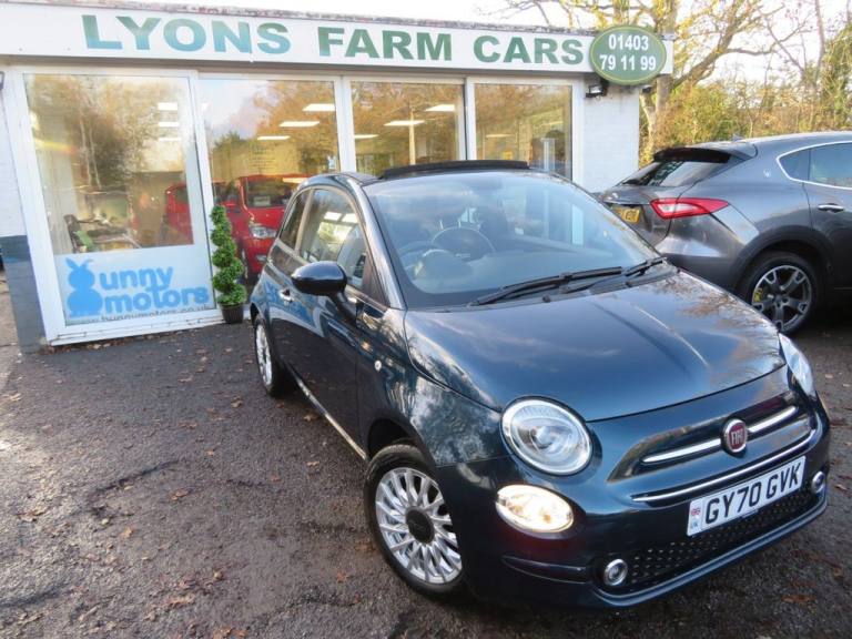 2020 70 FIAT 500C 1.2 LOUNGE CONVERTIBLE 2DR PETROL DUALOGIC EURO 6 (S/S) (69 BH