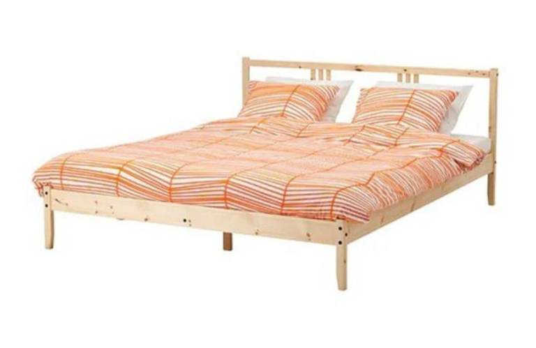 Free Double Bed frame and mattress 