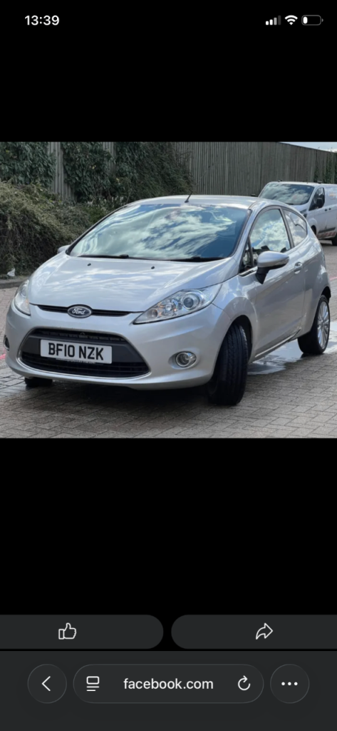 Ford, FIESTA, Hatchback, 2010, Manual, 1388 (cc), 3 doors