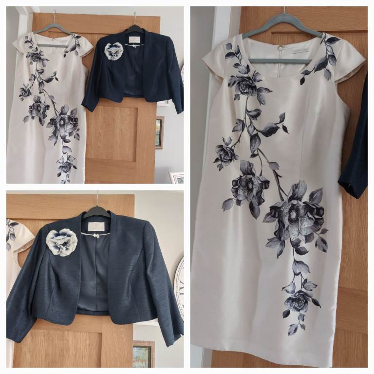 Jacques Vert Dress and Jacket both Size 14