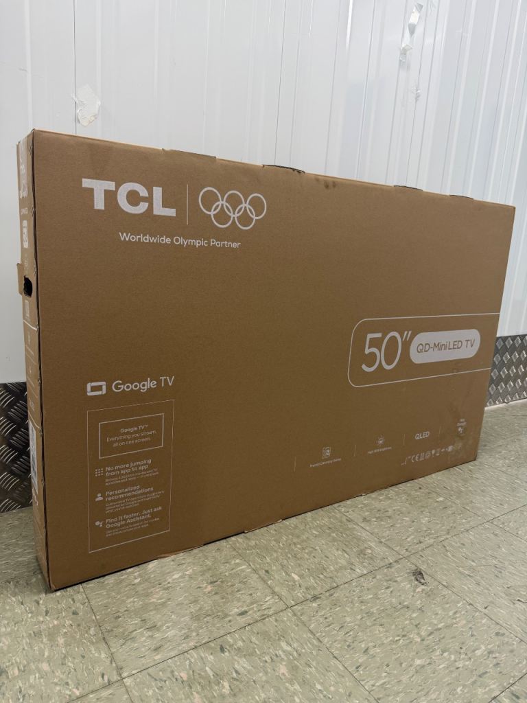 TCL Q6C 144Hz 50 Inch QD-Mini LED 4K HDR10+ Smart TV 50Q6C-UK 