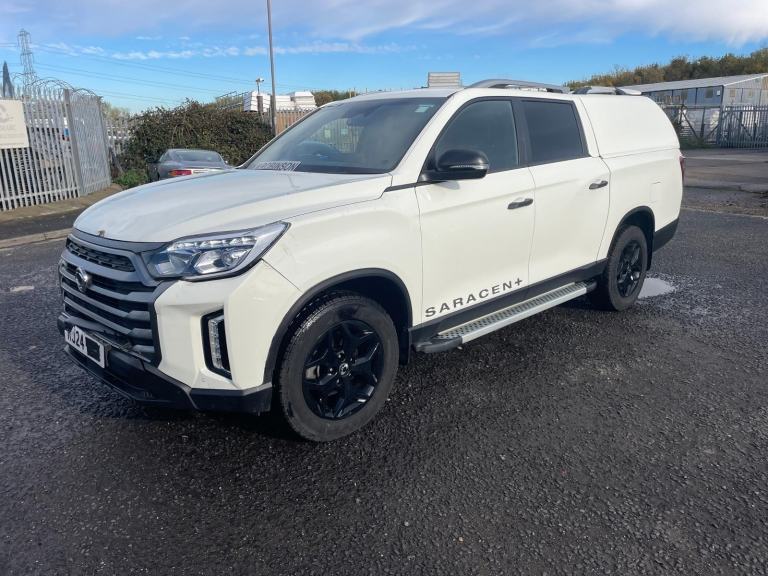 2024 KGM MUSSO SARACEN + AUTO 24 REG accident damaged salvage