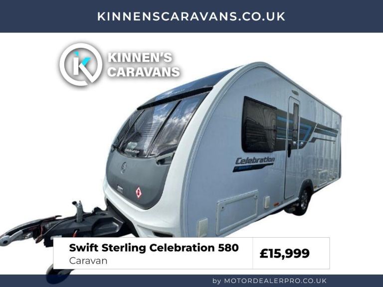 2016 Swift Sterling Celebration 580 Caravan