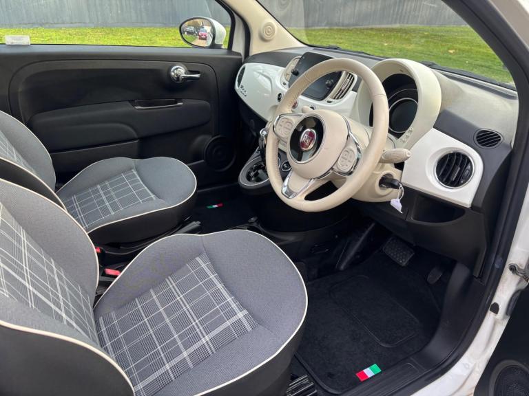 2019 Fiat 500 1.2 Lounge Dualogic Euro 6 (s/s) 3dr Petrol